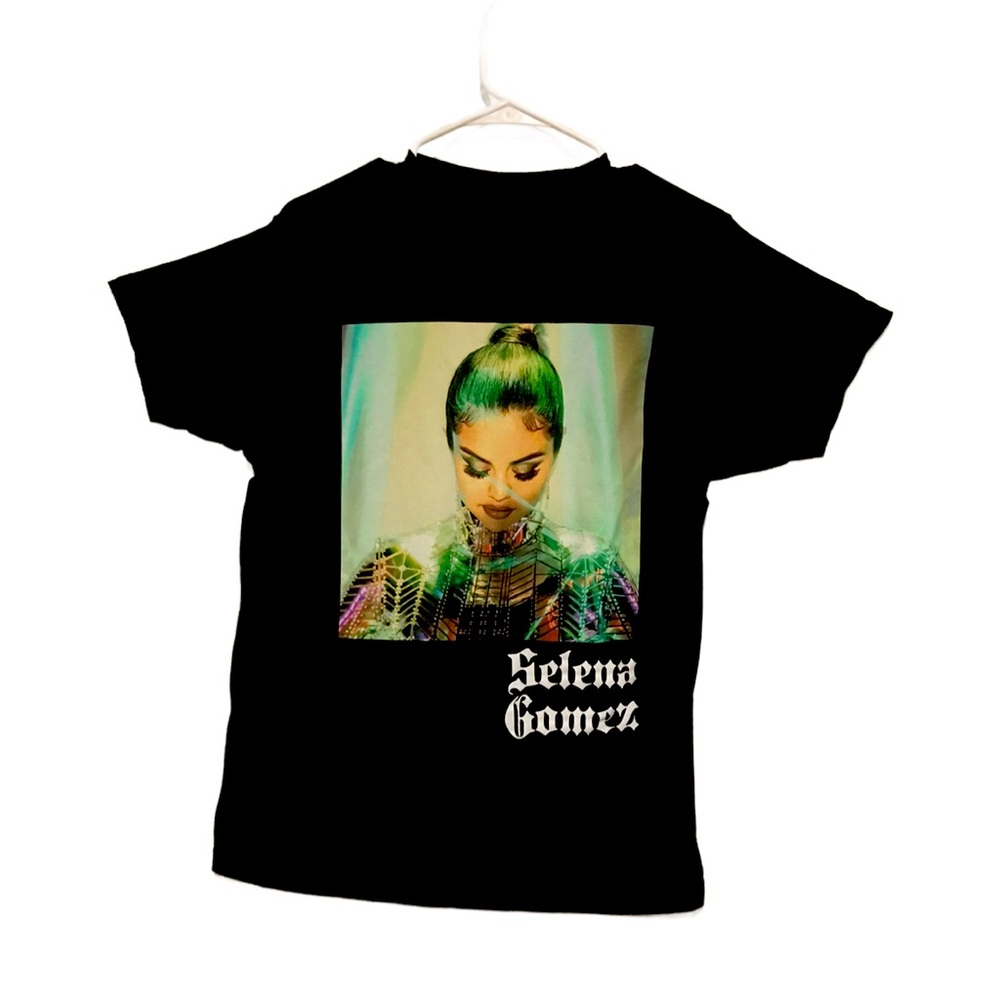Selena Gomez Womens Band Tee Black Tshirt Size Medium